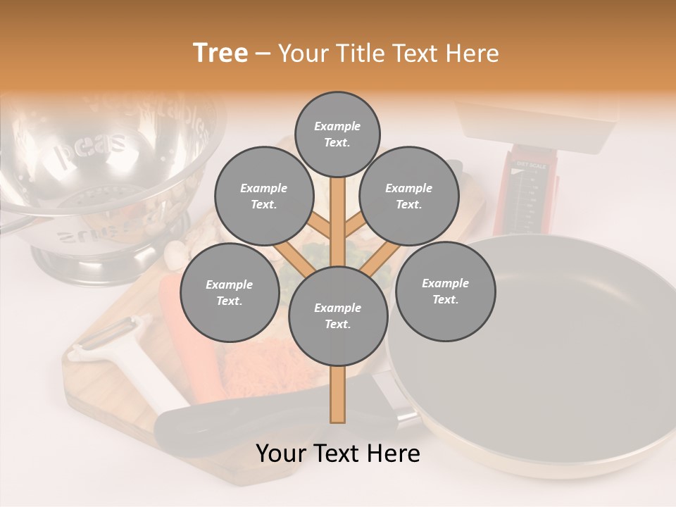 Diced Knife Prepared PowerPoint Template