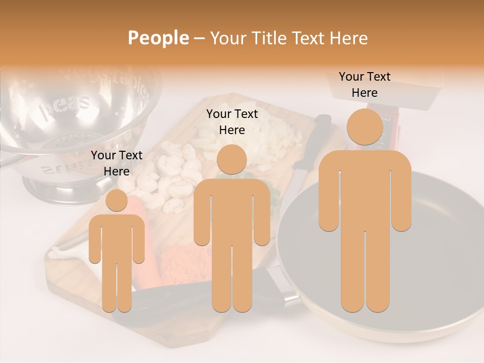 Diced Knife Prepared PowerPoint Template