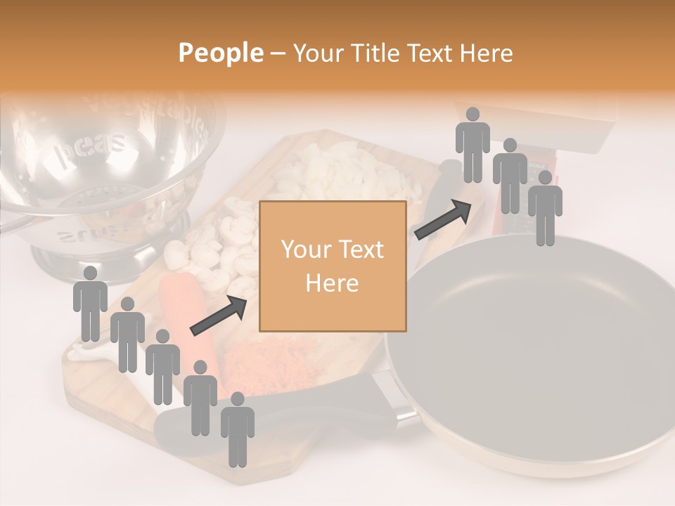 Diced Knife Prepared PowerPoint Template