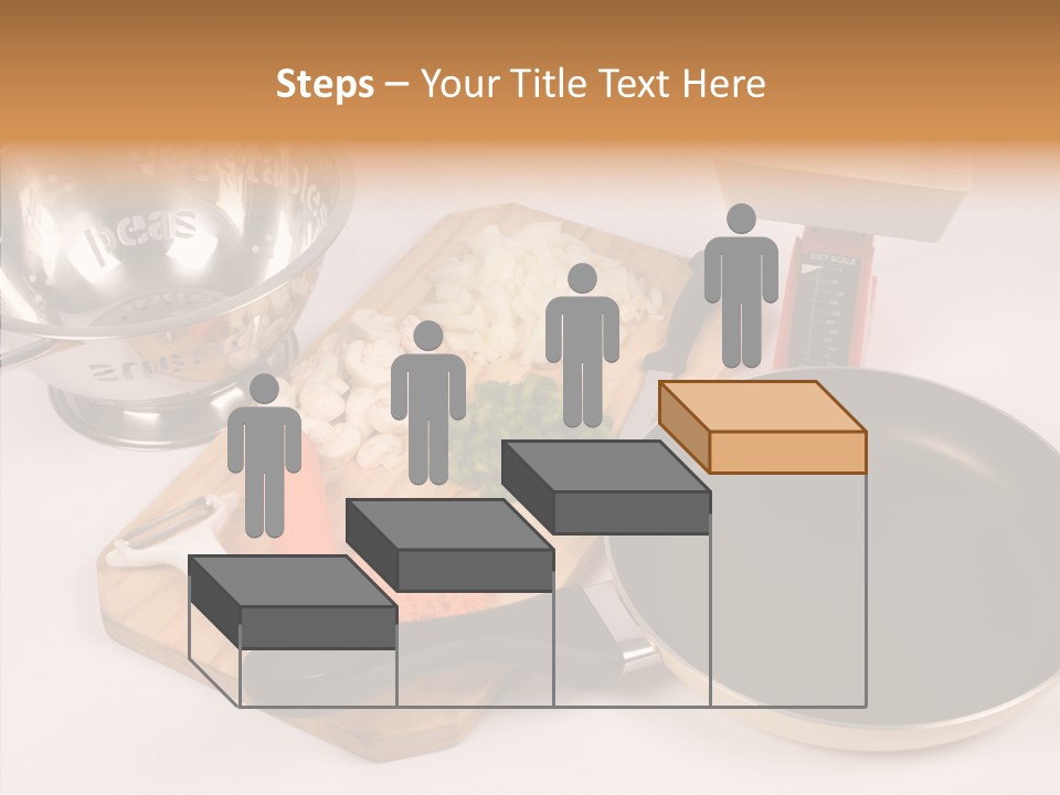 Diced Knife Prepared PowerPoint Template