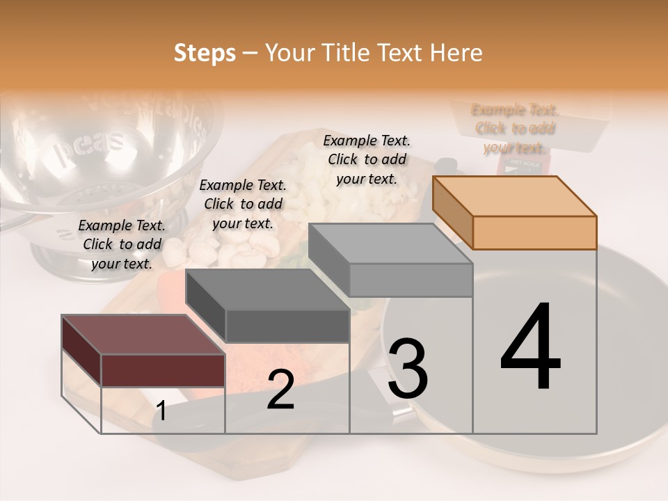 Diced Knife Prepared PowerPoint Template