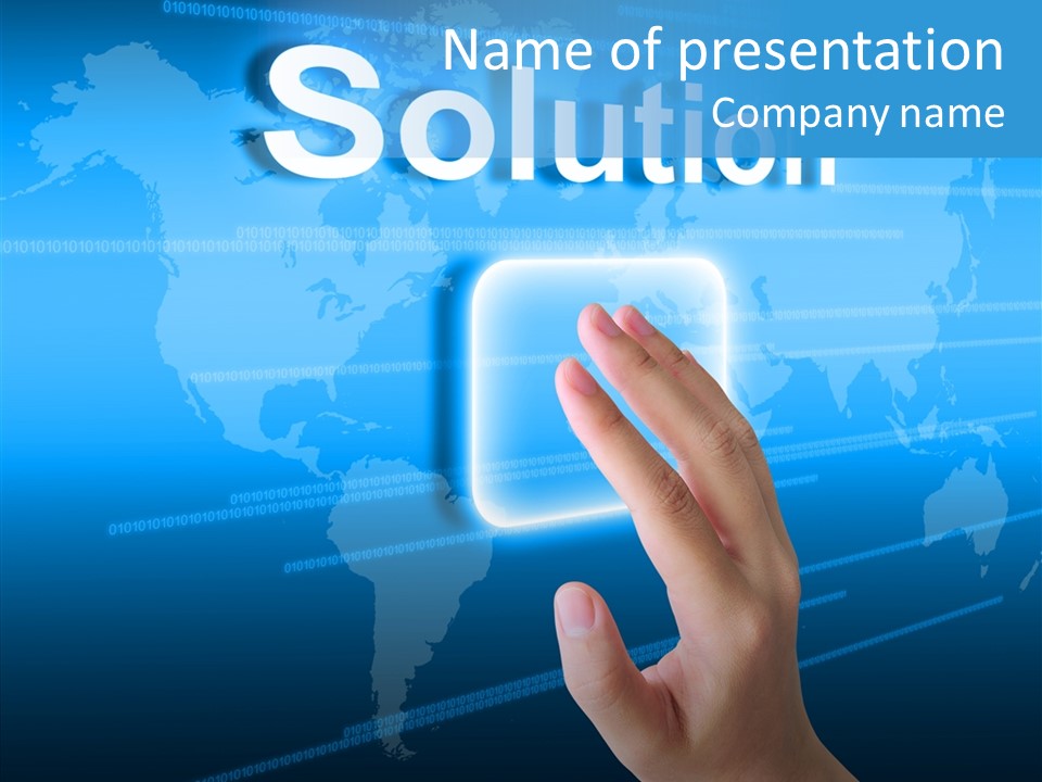 Technology Consult Presentation PowerPoint Template