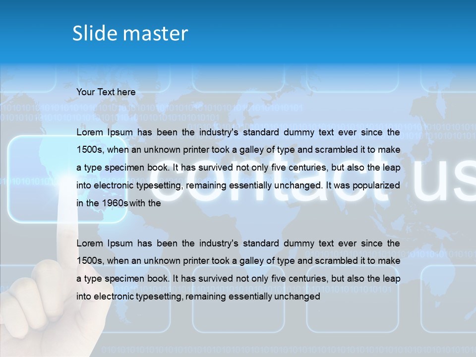Service Sent Business PowerPoint Template
