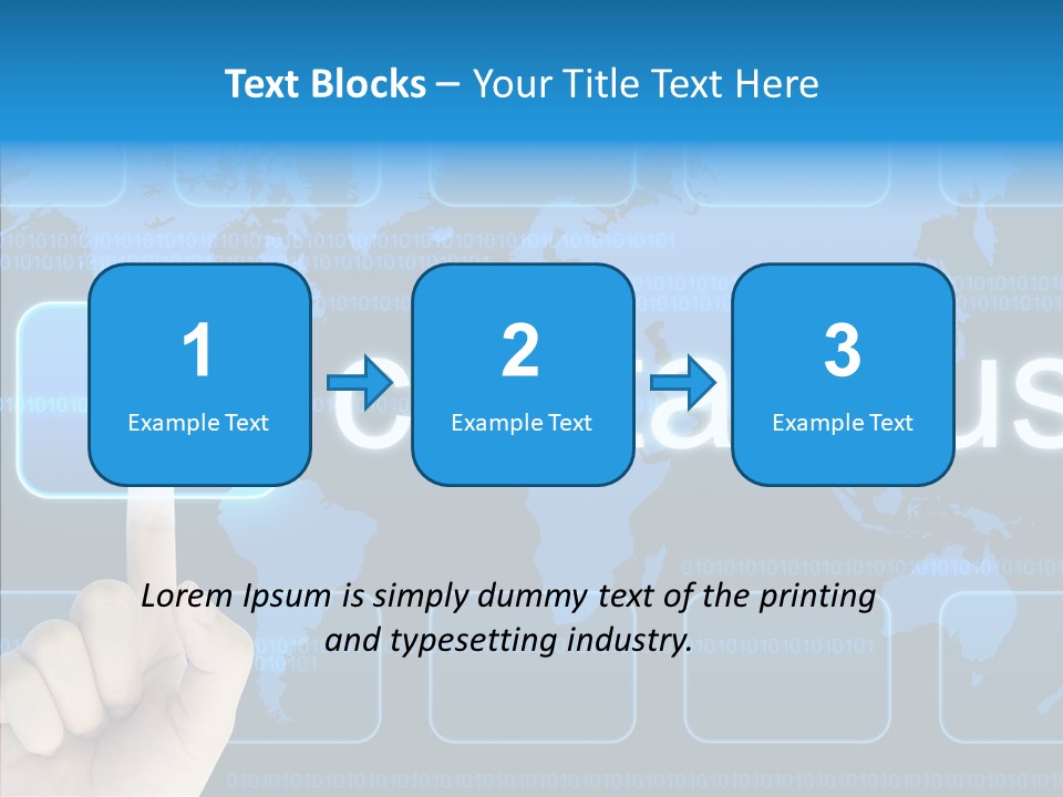 Service Sent Business PowerPoint Template