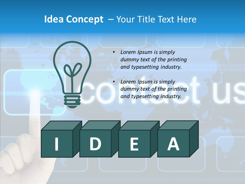 Service Sent Business PowerPoint Template