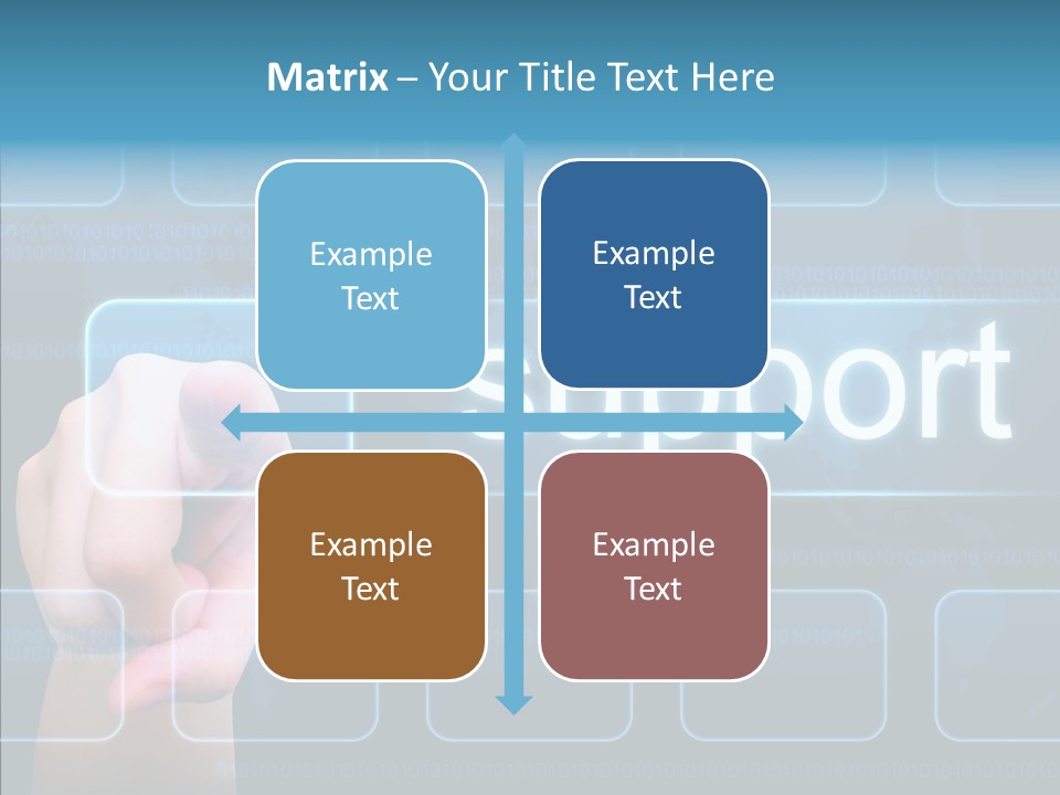 World Service Communication PowerPoint Template