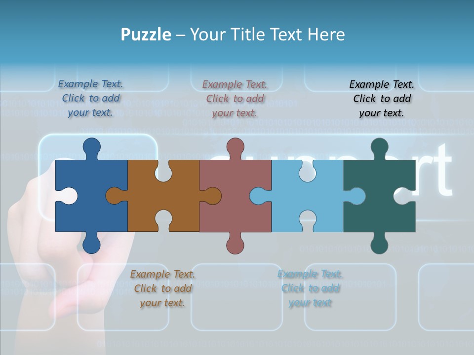 World Service Communication PowerPoint Template