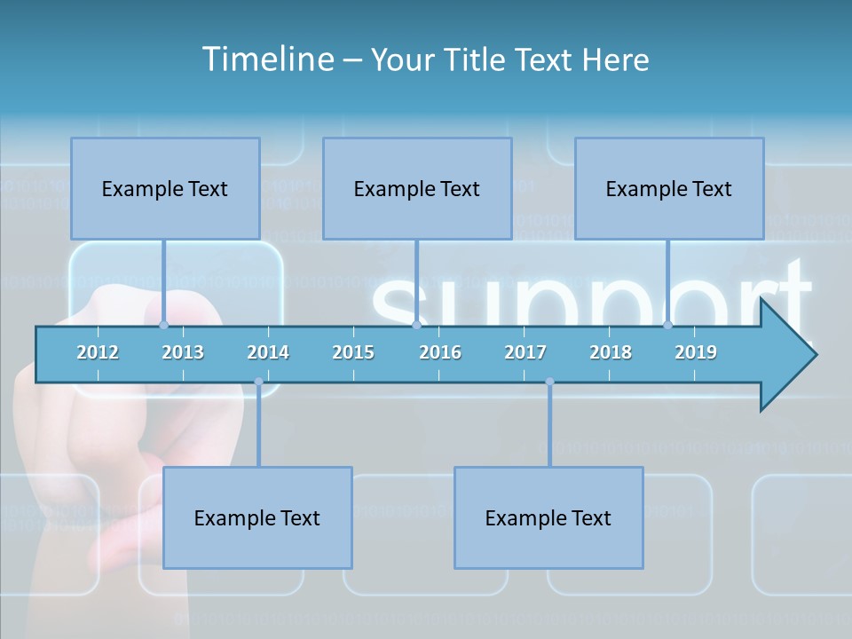 World Service Communication PowerPoint Template