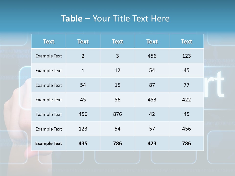 World Service Communication PowerPoint Template