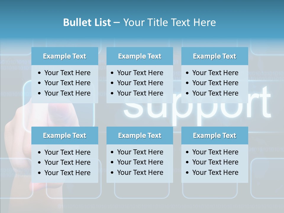 World Service Communication PowerPoint Template