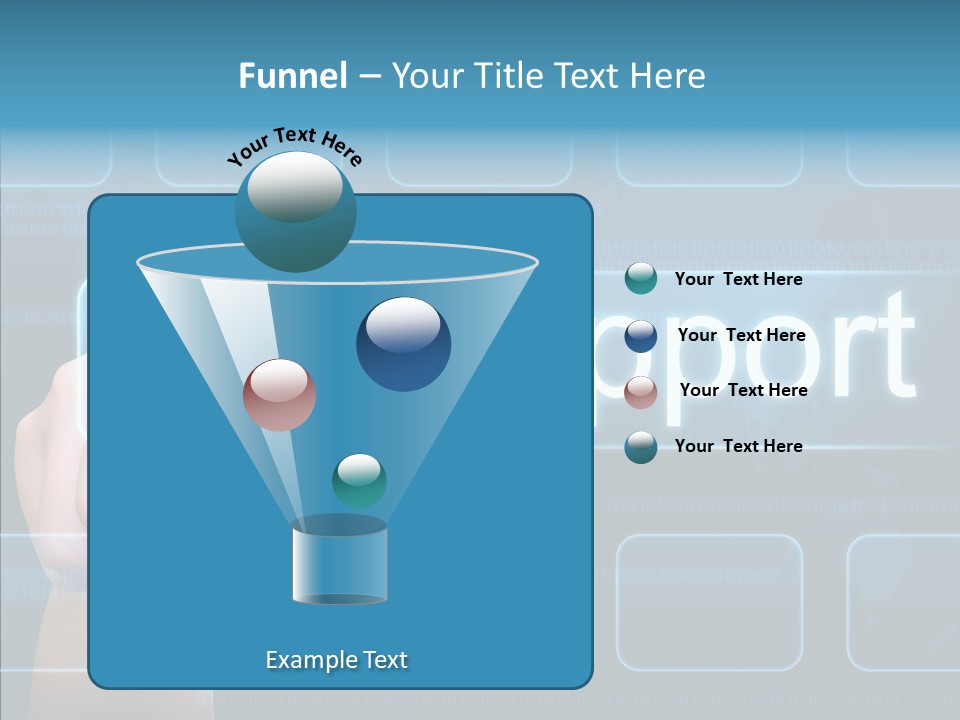 World Service Communication PowerPoint Template