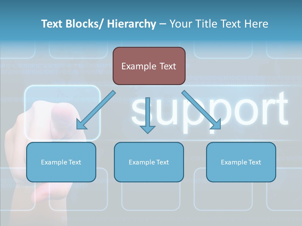 World Service Communication PowerPoint Template