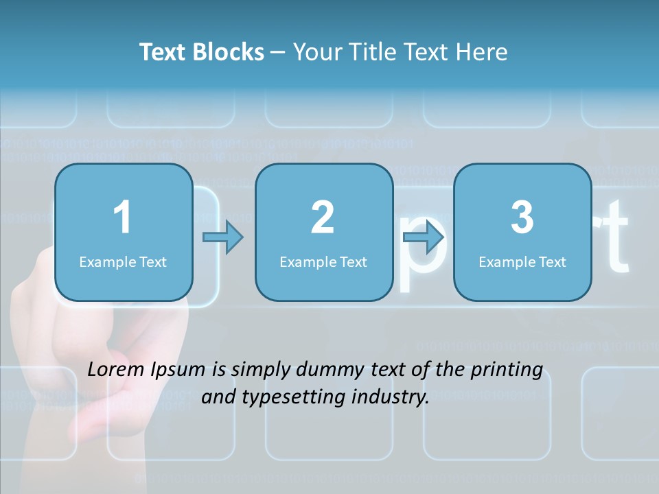 World Service Communication PowerPoint Template