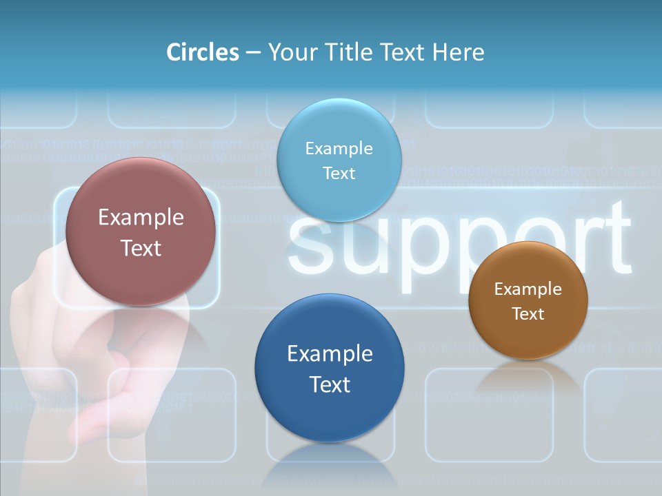 World Service Communication PowerPoint Template