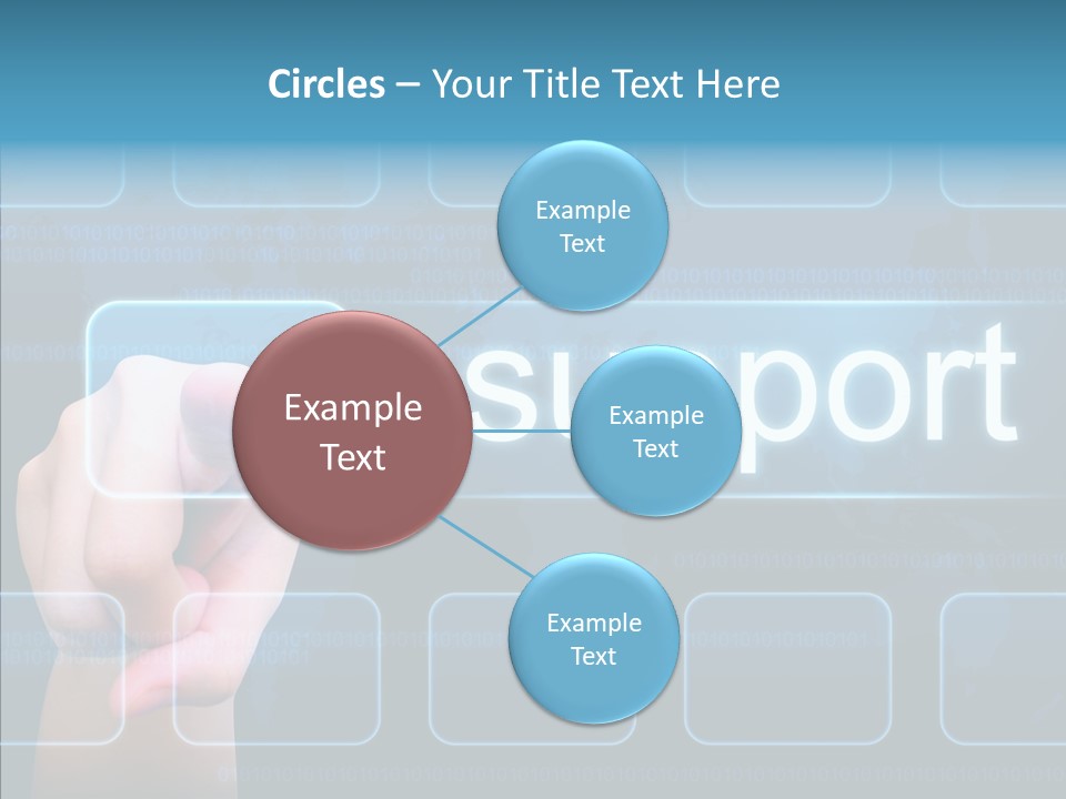 World Service Communication PowerPoint Template