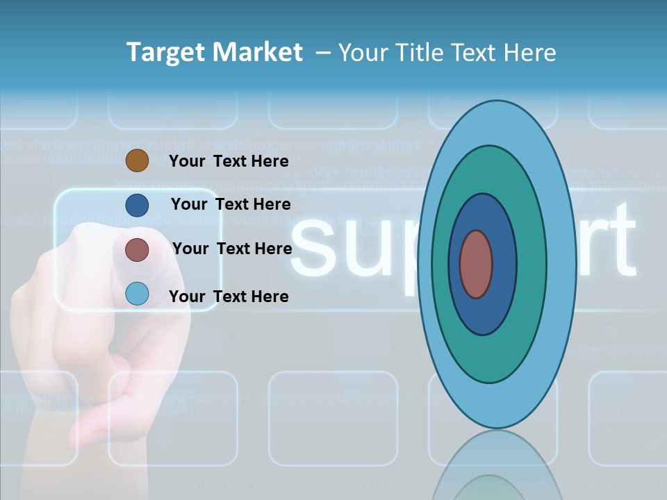 World Service Communication PowerPoint Template