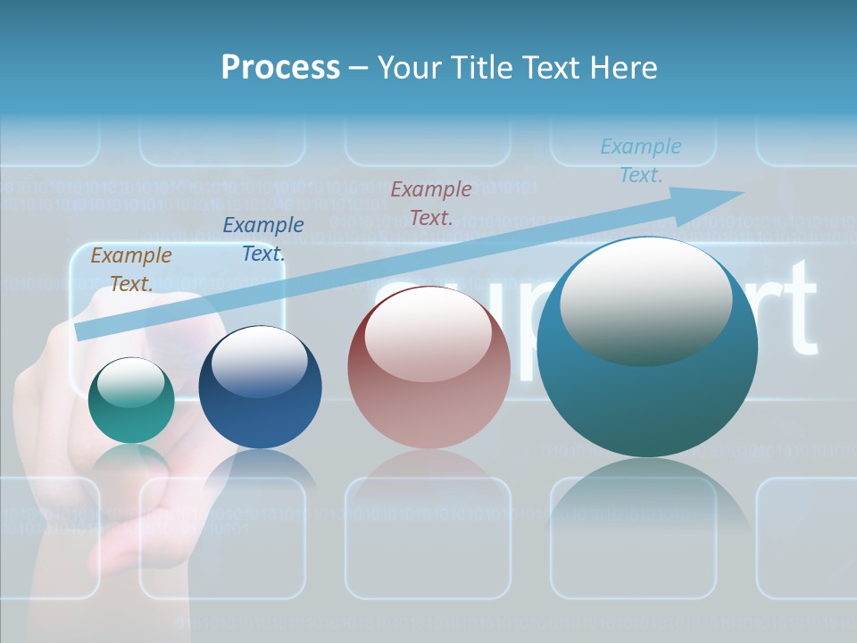 World Service Communication PowerPoint Template