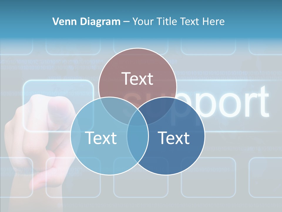 World Service Communication PowerPoint Template