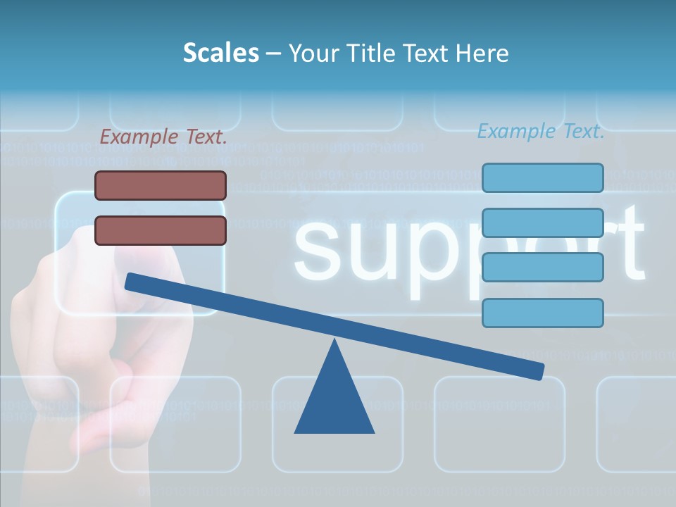 World Service Communication PowerPoint Template