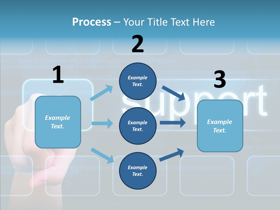 World Service Communication PowerPoint Template