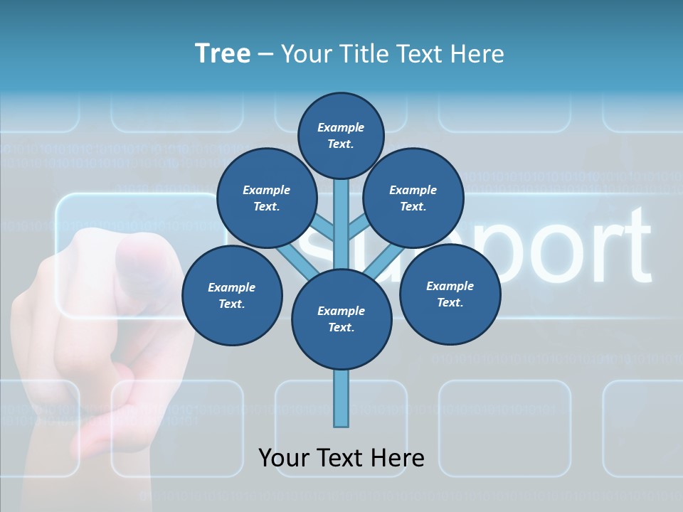 World Service Communication PowerPoint Template