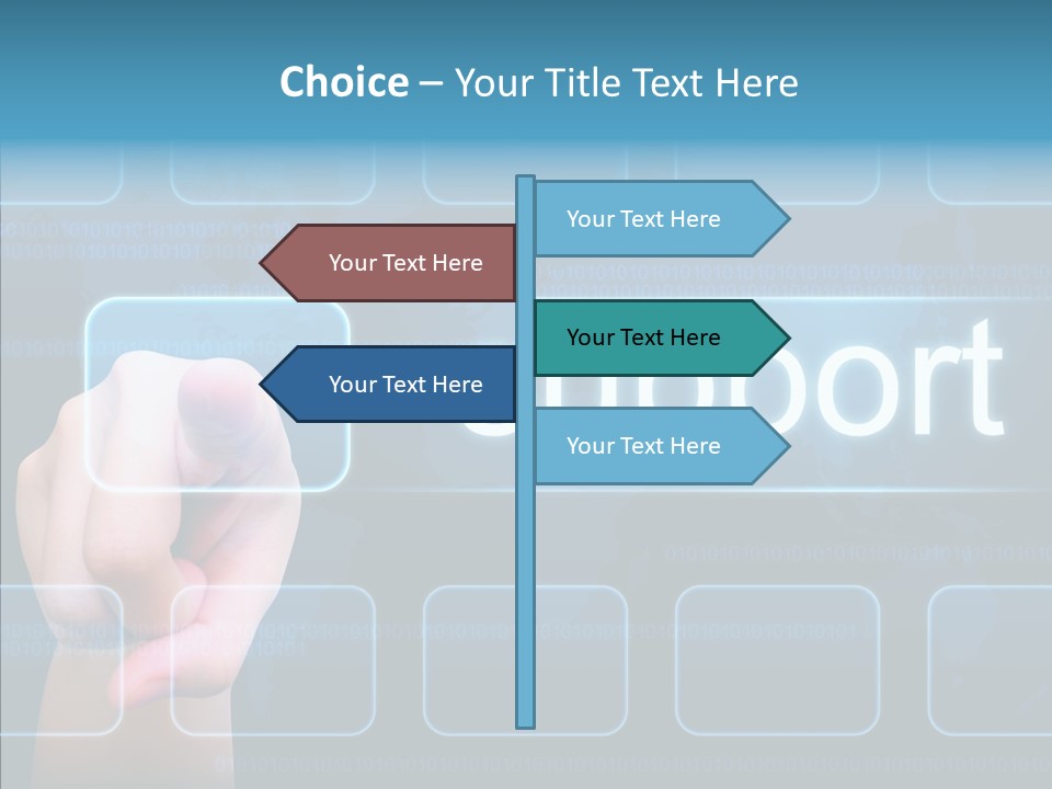 World Service Communication PowerPoint Template