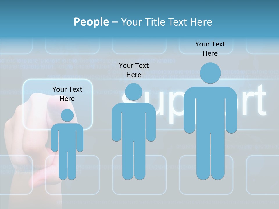 World Service Communication PowerPoint Template