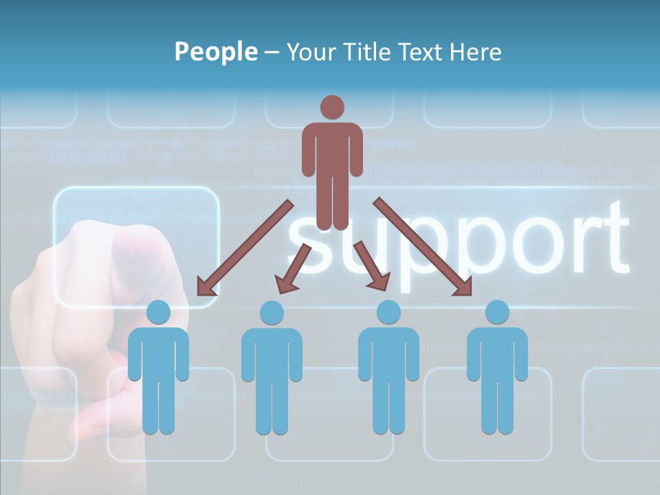 World Service Communication PowerPoint Template