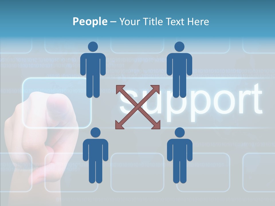 World Service Communication PowerPoint Template