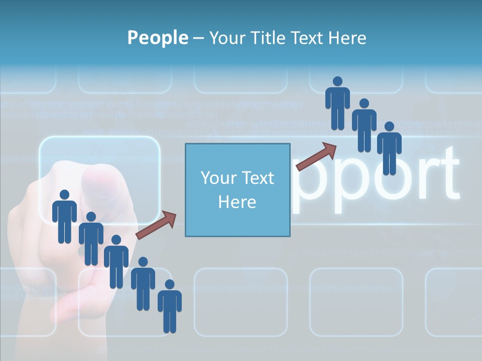 World Service Communication PowerPoint Template