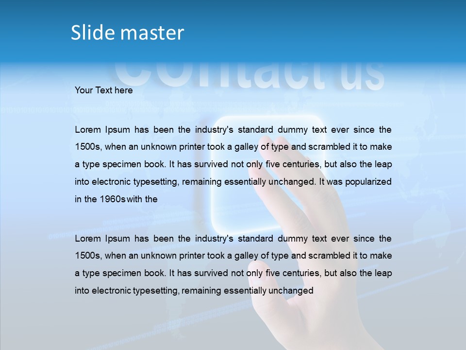 Message Communication Connect PowerPoint Template