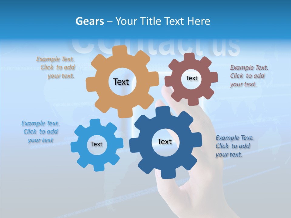 Message Communication Connect PowerPoint Template