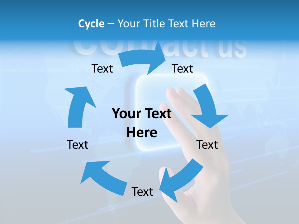 Message Communication Connect PowerPoint Template