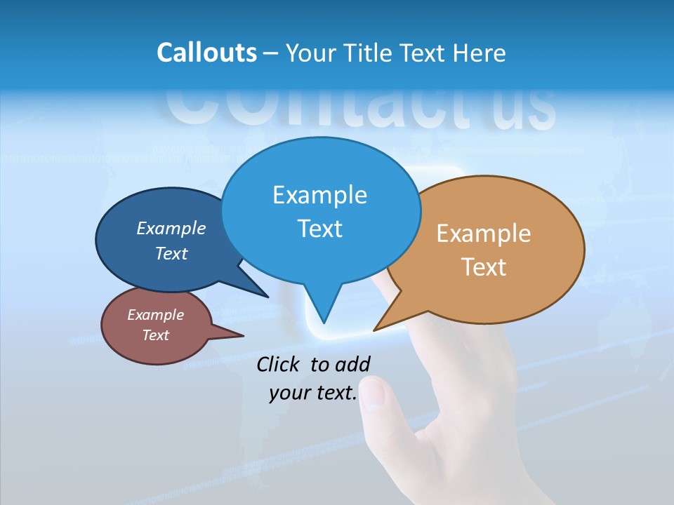 Message Communication Connect PowerPoint Template