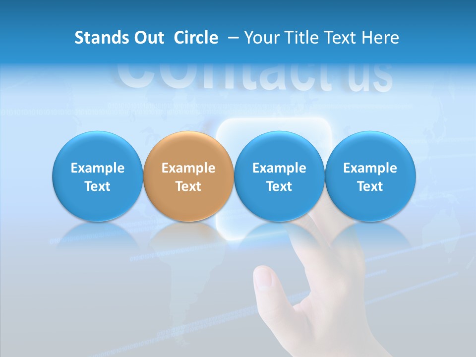 Message Communication Connect PowerPoint Template