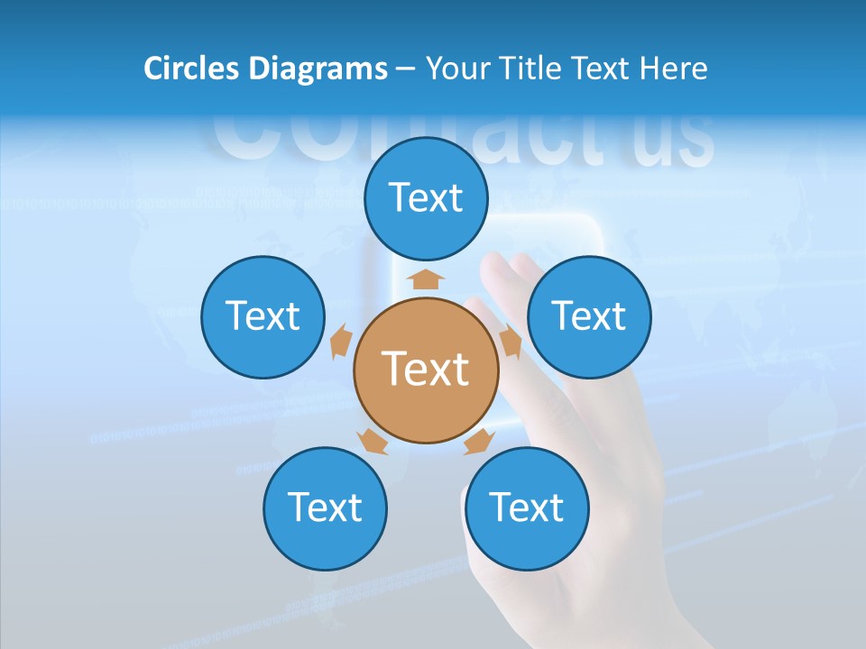 Message Communication Connect PowerPoint Template