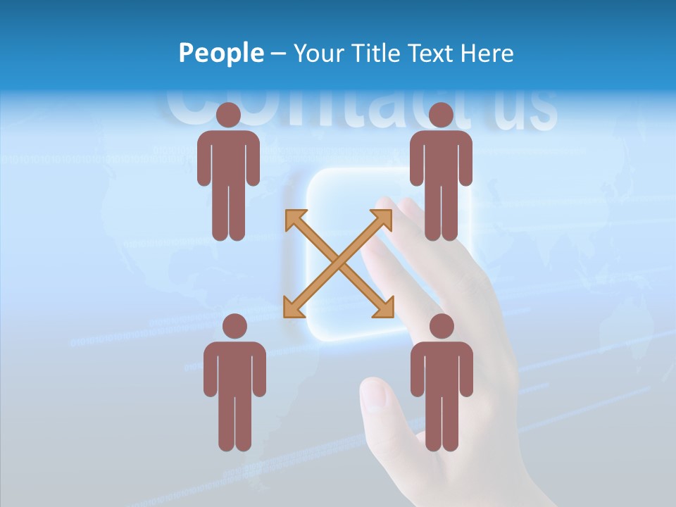 Message Communication Connect PowerPoint Template