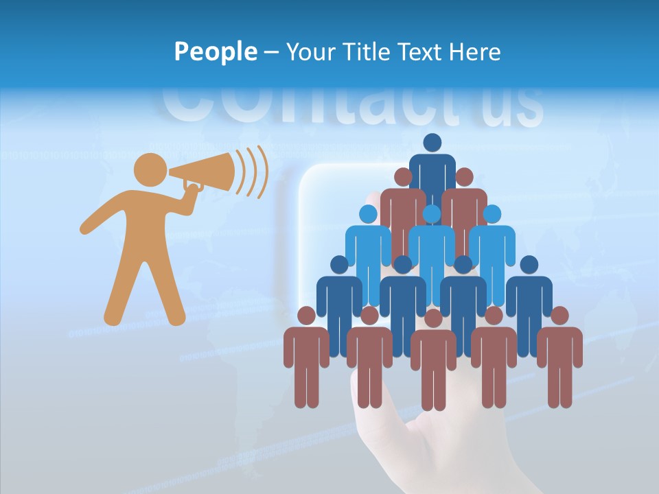 Message Communication Connect PowerPoint Template