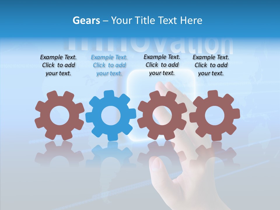 Modern Contact Communication PowerPoint Template