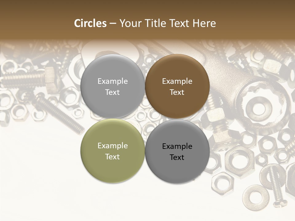 Nut Threaded Background PowerPoint Template