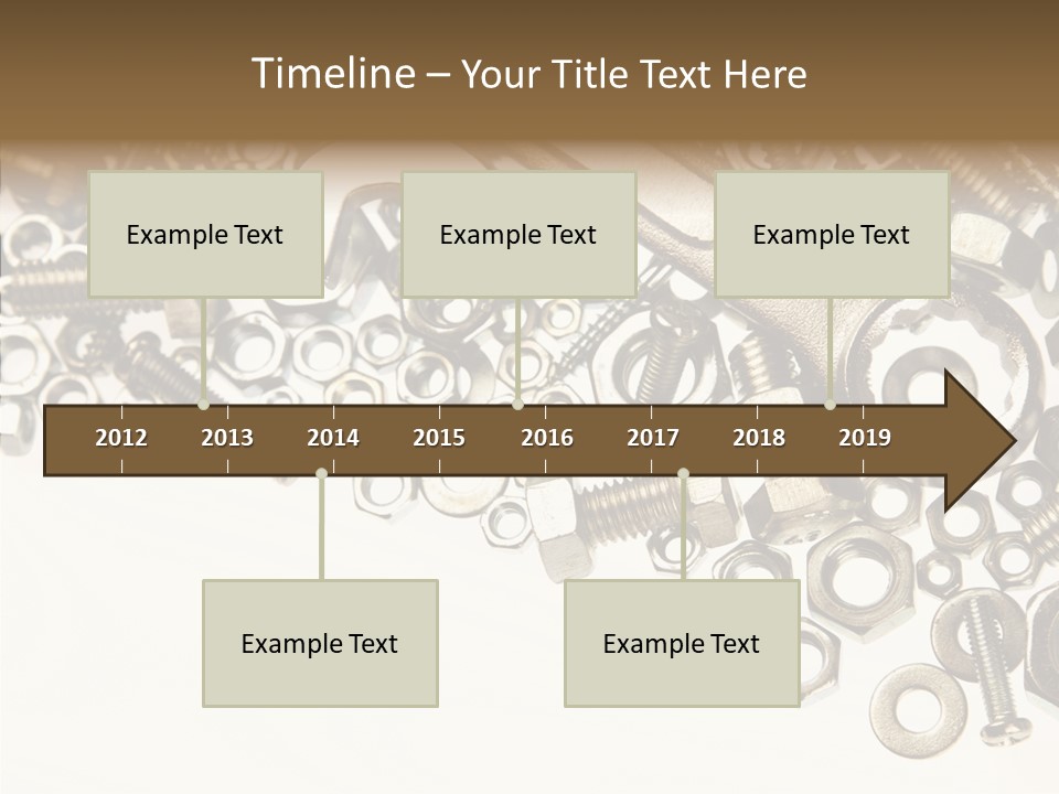 Nut Threaded Background PowerPoint Template
