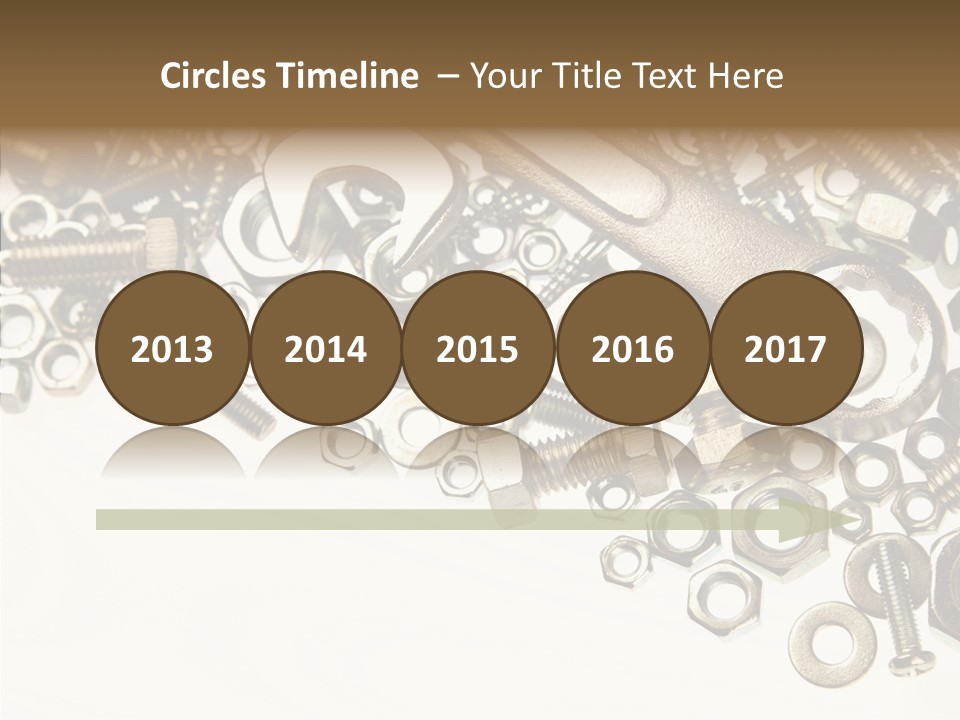 Nut Threaded Background PowerPoint Template