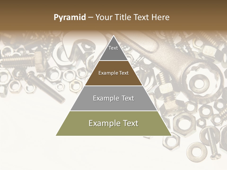 Nut Threaded Background PowerPoint Template