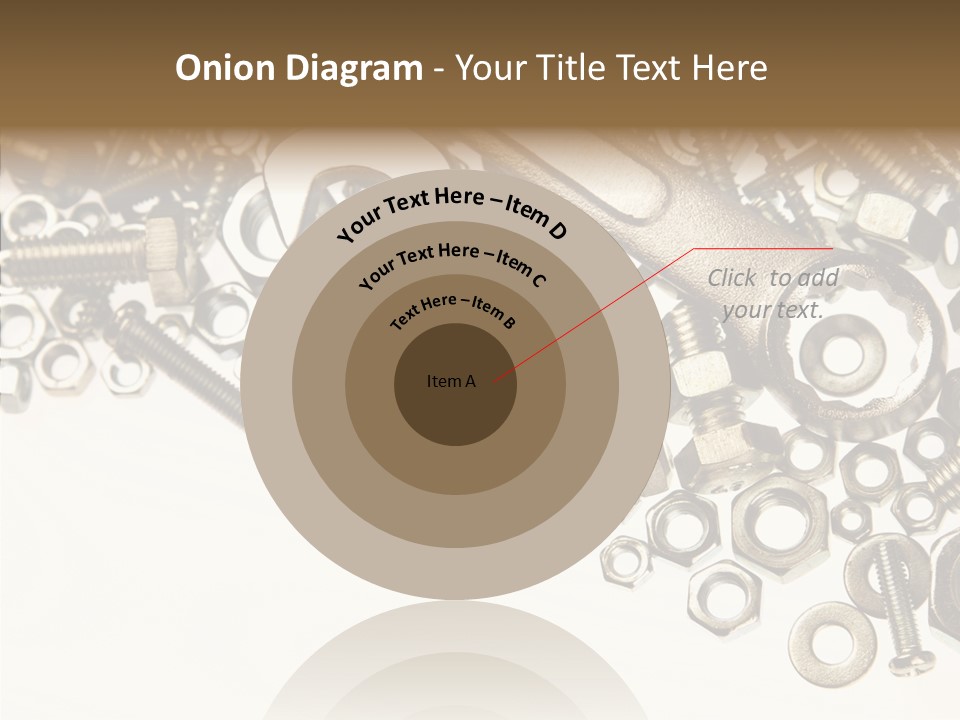 Nut Threaded Background PowerPoint Template