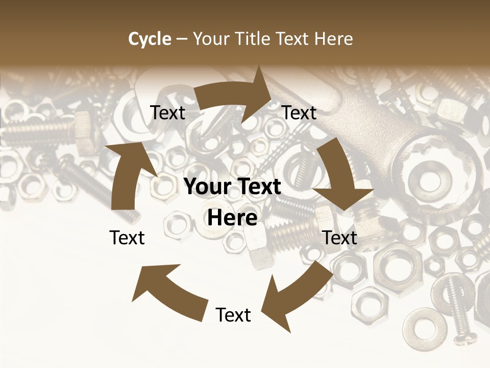 Nut Threaded Background PowerPoint Template
