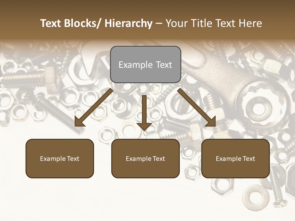 Nut Threaded Background PowerPoint Template