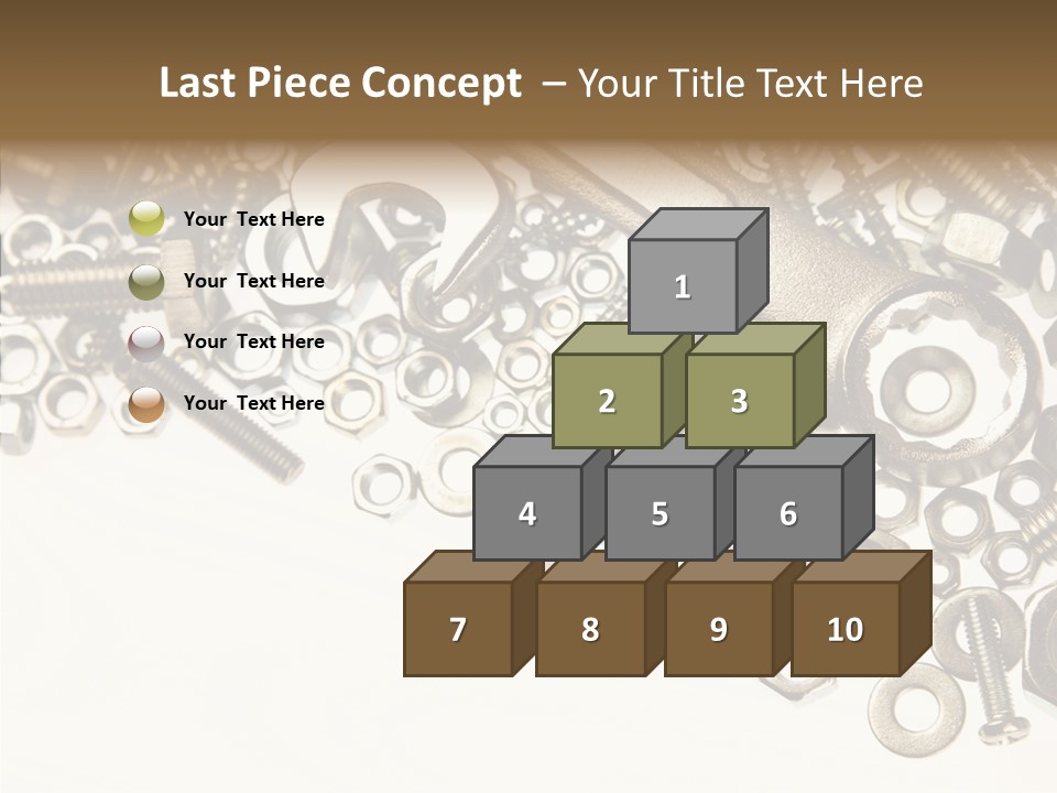 Nut Threaded Background PowerPoint Template