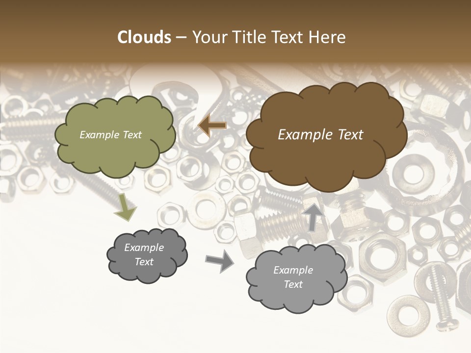 Nut Threaded Background PowerPoint Template