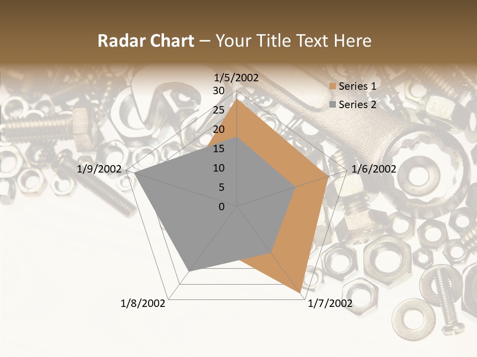 Nut Threaded Background PowerPoint Template