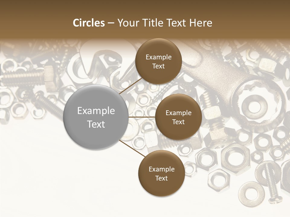 Nut Threaded Background PowerPoint Template